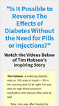 Mobile Screenshot of diabetestreatmenthouston.com